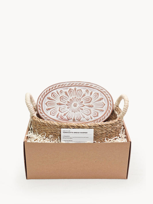 Bread Warmer & Basket - Flower